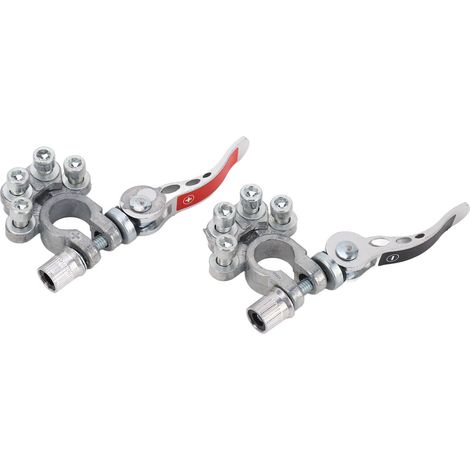 Connecteur de borne de batterie à déconnexion rapide 4 voies positif négatif Type A pour câble auto avec clé (1/5)