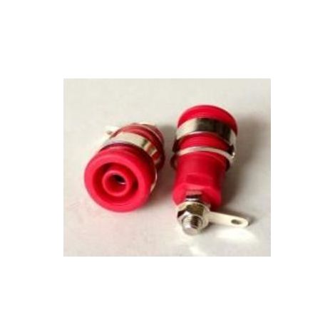 Prise 4mm rouge 32amp pour châssis Bs-324-ls-r