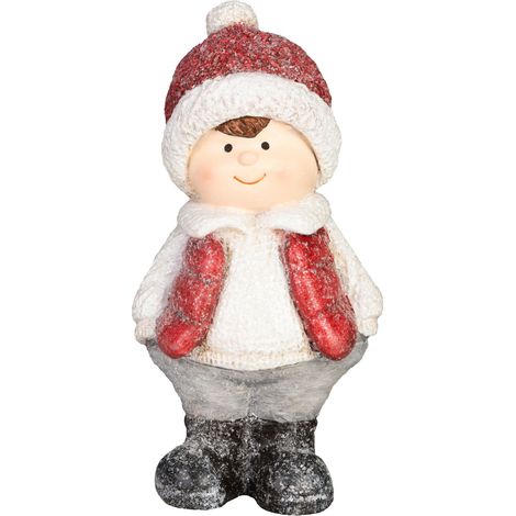 Dekoration MagicHome Weihnachten, Junge, 5,5x9x15,5 cm (1/3)