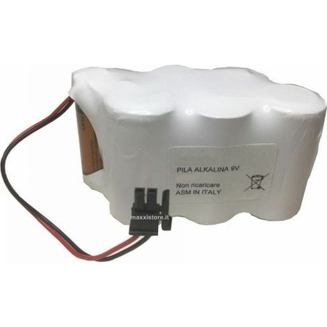 Panasonic pacco batteria alcalina 9V sirena Tecsa Horner radio 131.016 - 880.143 - PA020