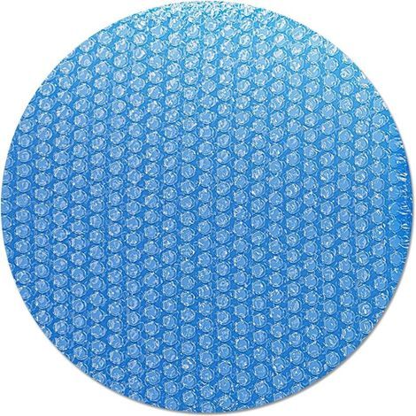 Bache A Bulle pour Piscine Ronde Rectangulaire. Hivernage Ete Chauffante. De Protection Solaire Jacuzzi Spa étang Exterieur Imperméable (Ronde φ152cm) φ152cm - (1/5)