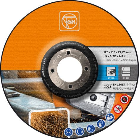Fein 25x Disco de corte Ø 125 mm 63709014010 (1/2)