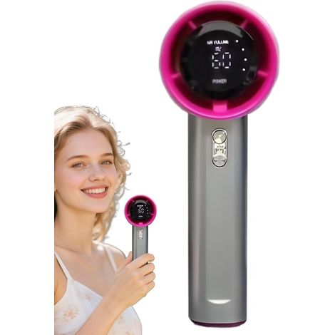 JSSEVN - Ventilador de mano genérico, ventilador de refrigeración portátil recargable: potentes accesorios de ventilación para el dormitorio en verano. (1/5)
