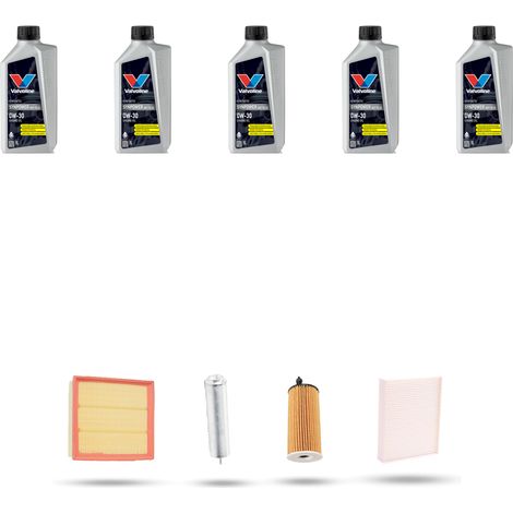 Kit tagliando 4 FILTRI e 5L OLIO compatibile con Bmw serie 3 Gt (F34) 320d 140kw dal 2015 (1/5)