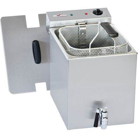 Friteuse électrique de table 8 L+ robinet - Diverso