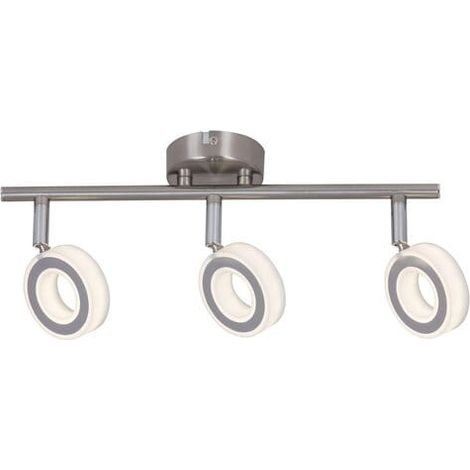 Rabalux Zora barra LED cromo 3 luci 13,5W 4000K soffitto