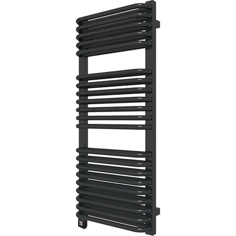 Scaldasalviette elettrico nero 1020mm di altezza e 640mm di larghezza - 1000 Watt - TYT1020/640SOAE1N