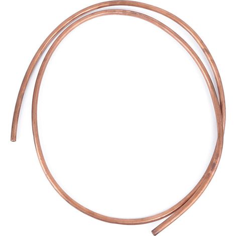 Jeffergarden Bobine flexible en tube de cuivre C1100 T2 de 2 m, adaptée aux climatiseurs et réfrigérateurs, diamètre extérieur 10 mm / diamètre intérieur 8 mm (1/5)