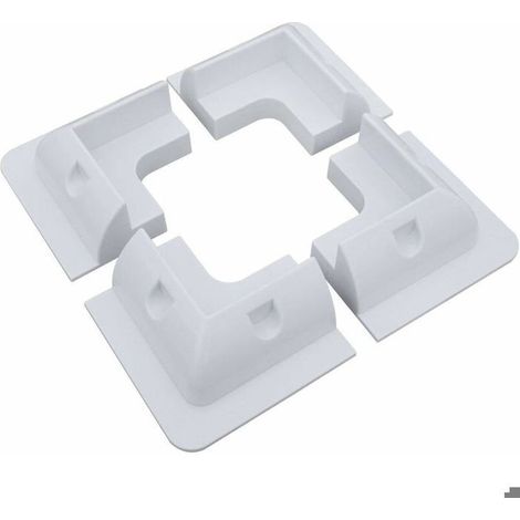 Support panneau solaire 4 angles sans perçage – Installation facile pour camping-car et caravane – Plastique ABS résistant aux UV (1/5)