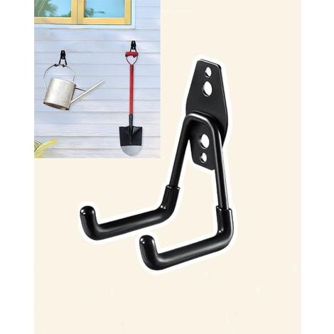Ganchos de almacenamiento de acero resistente para garaje con revestimiento antideslizante para el hogar, baño, cocina, bicicletas, escaleras y herramientas de jardín. Modelo pequeño DJA18-10 (1/5)