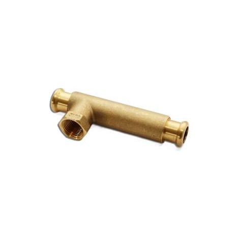 Simplex Teleskop T-Stück mit Pressanschluss V/M Kontur 15x1/2"x15 F13193