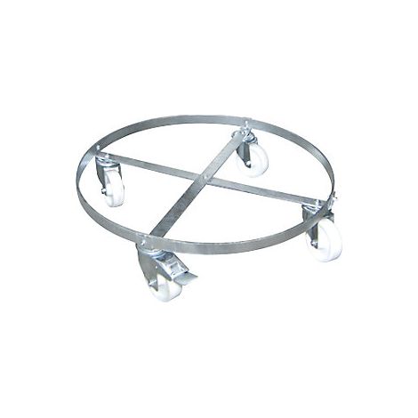 Bauer  Carrellino per fusto  zincato  per fusti fino a Ø 600
