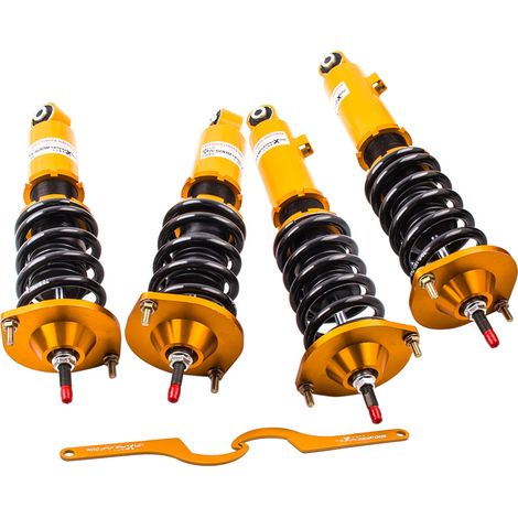 24 Way Damper Adj. Combinés Filetés Coilover Amortisseur For Mazda MX5 NA 90-05 (1/5)