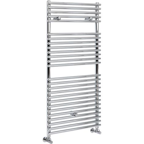 Hudson Reed Arno - Sèche-Serviettes Design Moderne - Chromé - 119 cm x 60 cm (1/4)