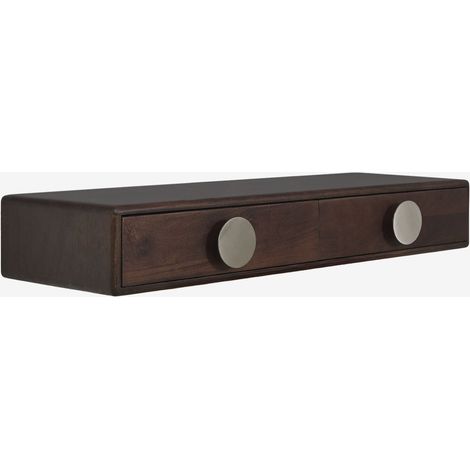 Consolle da ingresso da parete 100x30 cm in legno di mango e acciaio inossidabile Melisand SKLUM             (1/5)