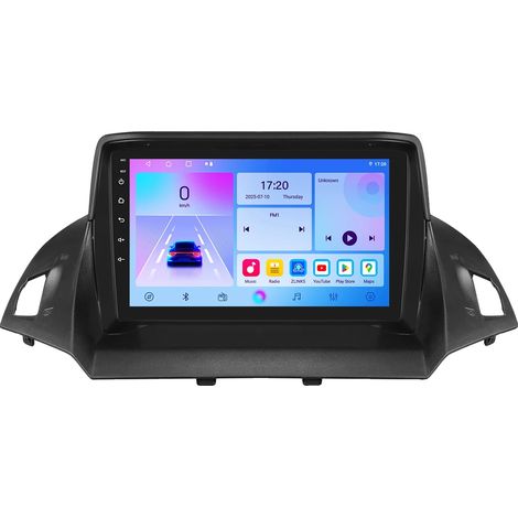 Autoradio con touchscreen e funzionalità multimediali, compatibile con Ford C-MAX Kuga 2 Escape 3 2013 - 2017, T3CP (4 core 2G 64G) (1/2)