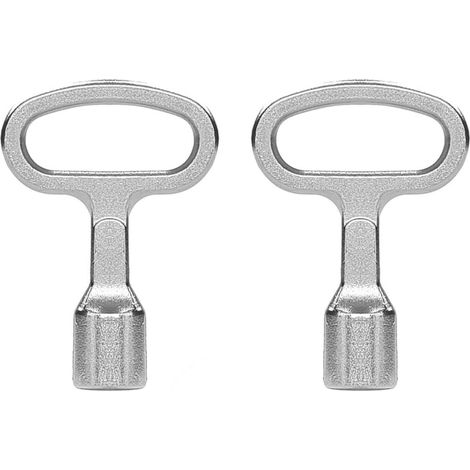 Cle Triangulaire - Alliage De Zinc - Pour Armoires De Compteurs Electriques Gaz Eau - Lot De 2