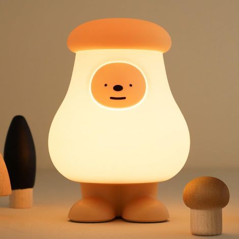 Lampe champignon, veilleuse décorative mignonne en forme de champignon, cadeau idéal pour une adolescente, décoration de chambre tendance et esthétique style cottagecore pour une salle de classe (1/4)