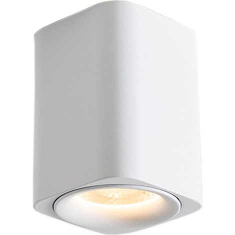 Foco LED de techo, empotrable en superficie, 5 W, 4000 K, lámpara de acento de aluminio para pasillo, galería o cocina. (1/3)