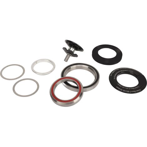 Kit de jeu de direction pour vélo, usiné CNC en aluminium, avec étoile de serrage pour douille de direction conique de 41,8 à 52 mm et fourche droite de 28,6 mm ou fourche conique de 1,5 pouce. (1/5)