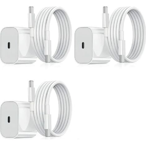 Lot de 4 chargeurs pour Samsung - Chargeur rapide - Adaptateur + câble 20 W Blanc Taille unique (NT) (1/5)