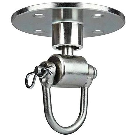 De boxe Speed Sac fer Heavy Duty pivotant MMA Punch Boule support de plafond Crochet d'entraînement Cintre, Crochet Pivotant Poire De Vitesse Fixations Plafond Speedball Boxe Bag Swivel Suspension (1/5)