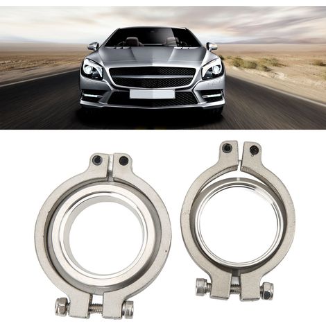 Ensemble de bride de soupape d'échappement en acier inoxydable de 44 mm avec collier de serrage pour courroie trapézoïdale pour TiAL MV-R et MV-S (1/5)