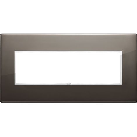 Placca 7M nero zaffiro Vimar Eikon Evo 21657.06