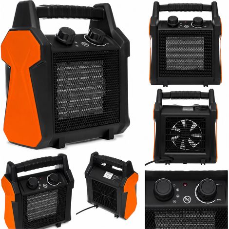 Calefactor eléctrico de 3,5 kW, compuesto de cobre y acero  Kraft&Dele (1/5)