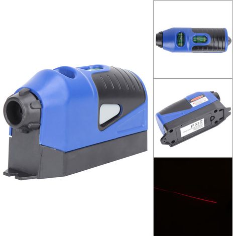 Mini appareil laser multifonction niveau guide à bulles ligne 5m 180° 12x4.6x6cm 1 pièce (1/5)