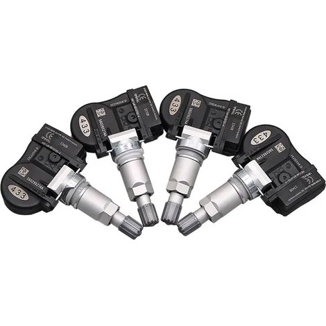 (4 pièces) Capteurs de pression des pneus 433 MHz pour véhicules, compatibles avec Chrysler 300, Sebring, Town & Country et Dodge Charger (réf. 56029527AA). (1/5)