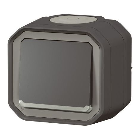 Legrand 070028 Switch or Luminous Anthracite Backlight Plexo - Protruding