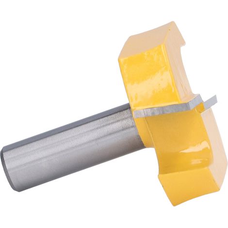 57-mm-Holznutfräser, 1/2-Zoll-Schaft, sauberer Schnitt, flacher Boden, Holzbearbeitungswerkzeug für Oberfräsen, präzises Nutfräsen, Wolframkarbid, 1 Stück. (1/5)
