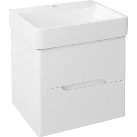 Sapho Mediena - Mobile lavabo 560x510x485 mm, bianco opaco MD060