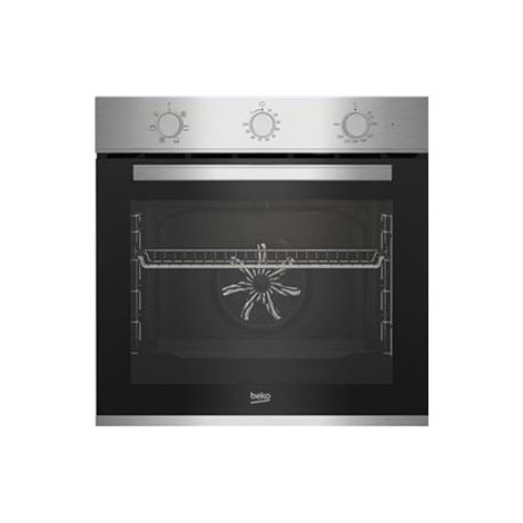 Beko – Four traditionnel encastrable inox multifonction – Chaleur brassée – 6 modes de cuisson – Technologie AeroPerfect – Minuteur 100 minutes