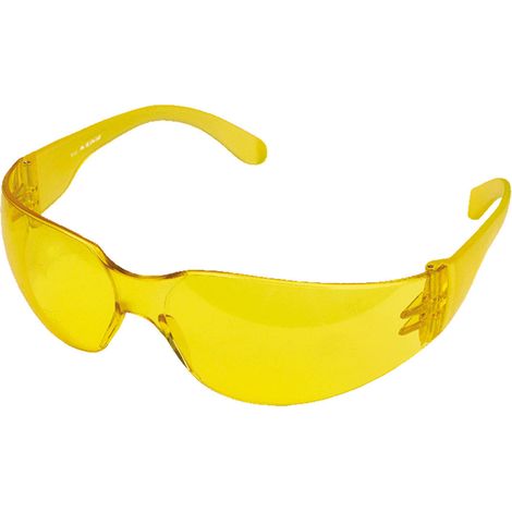 Gelbe Schutzbrille kratzfest (1/2)
