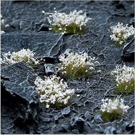 Gamers Grass Fleurs blanches (6 mm), forme : sauvage.