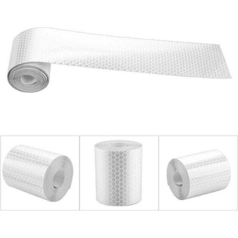 Ruban Réfléchissant - 5 cm x 3 m - PVC - Pour Vélo Voiture Bateau Camping - 1 Pièce (1/4)
