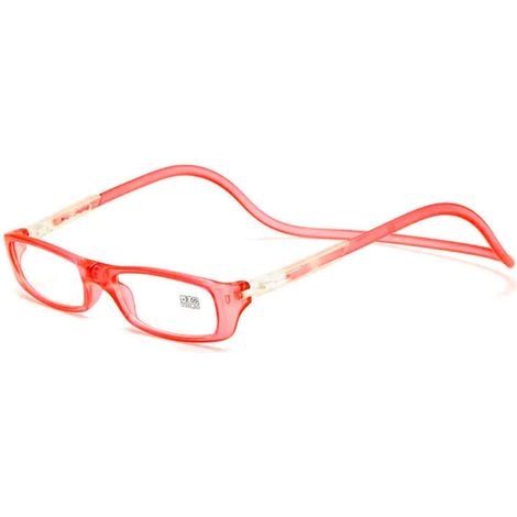 2 lunettes de lecture magnétiques, pliables, avec attache cou, pour presbytie, 3 coloris disponibles (1/5)