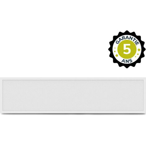 Dalle LED Blanc PMMA 295 x 1195 mm 28W 3000K Prismatique - Garantie 5 ans Miidex Lighting® (1/2)
