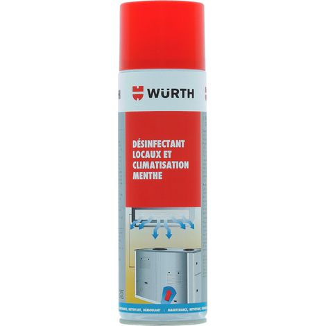 Désinfectant climatisation et locaux -500ml - Spray Virucide - Wurth