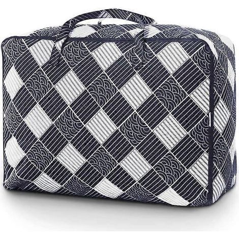 Sac de rangement pour vêtements et couettes, grand sac de rangement pliable sous le lit, avec poignée de penderie (1/5)