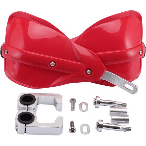 Universal and interchangeable handguards for 22 mm (7/8 inch) motorcycle handlebars for off-road vehicles, quads and scooters--DTEKGAZ