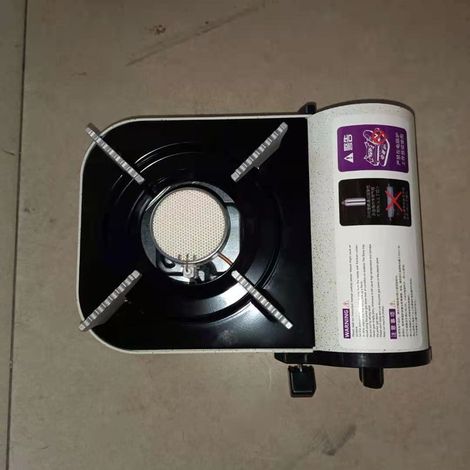Mini réchaud à gaz portable pour une utilisation en extérieur, notamment pour les barbecues, les sautés, les pique-niques et la cuisine en plein air (sans alimentation en gaz).