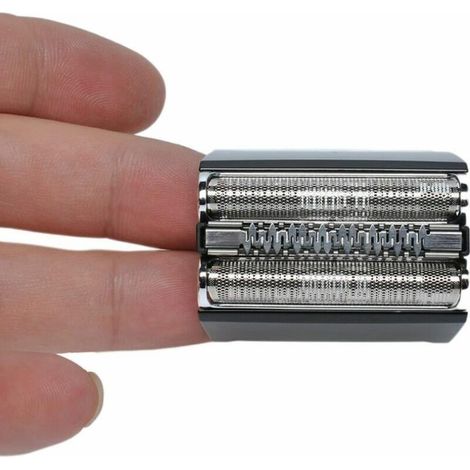 Testina di ricambio per rasoio 52B compatibile con i rasoi elettrici Braun serie 5, modelli 5020S, 5030S, 5040S, 5050S, 5070S, 5090CC, serie 52B e 52S con spazzola. (1/4)
