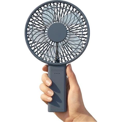 Tragbarer, kabelloser, faltbarer Tischventilator mit 15 cm (6 Zoll) Durchmesser, BLDC-Motor, Ständer und 180°-Drehsystem. (1/5)
