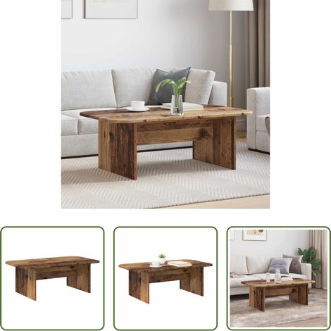 Wohnzimmer Tisch - Couchtisch Altholz 93 x 53 x 33 cm Holzwerkstoff (1/5)
