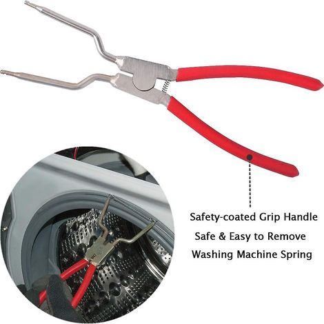 Outil d'expansion du ressort de cuve extérieure de lave-linge, outil de retrait du ressort pour joint de porte 4986er0004f/b/g, compatible avec LG et Kenmore 1268535, Ah (1/4)