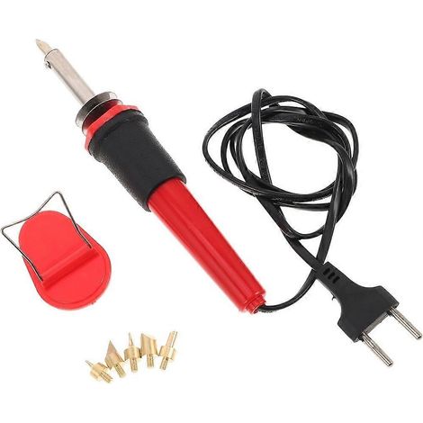 Kit de pyrogravure électrique (1 stylo à bois) avec fer à souder et stylo de précision (prise UE). (1/5)