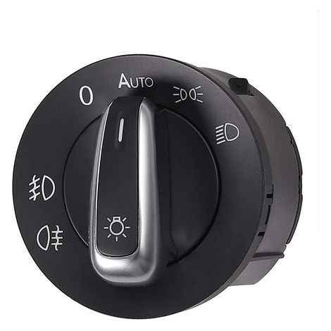Interrupteur de Phare 5ND941431B, 10 Broches Interrupteur d'Éclairage Principal Interrupteur de Commande pour VW: Golf, Eos, Scirocco, Tiguan, Touran, Caddy, Passat (1/5)